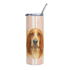 Basset Hound 20 oz Tumbler- Gifts for a dog lover- hot and cold