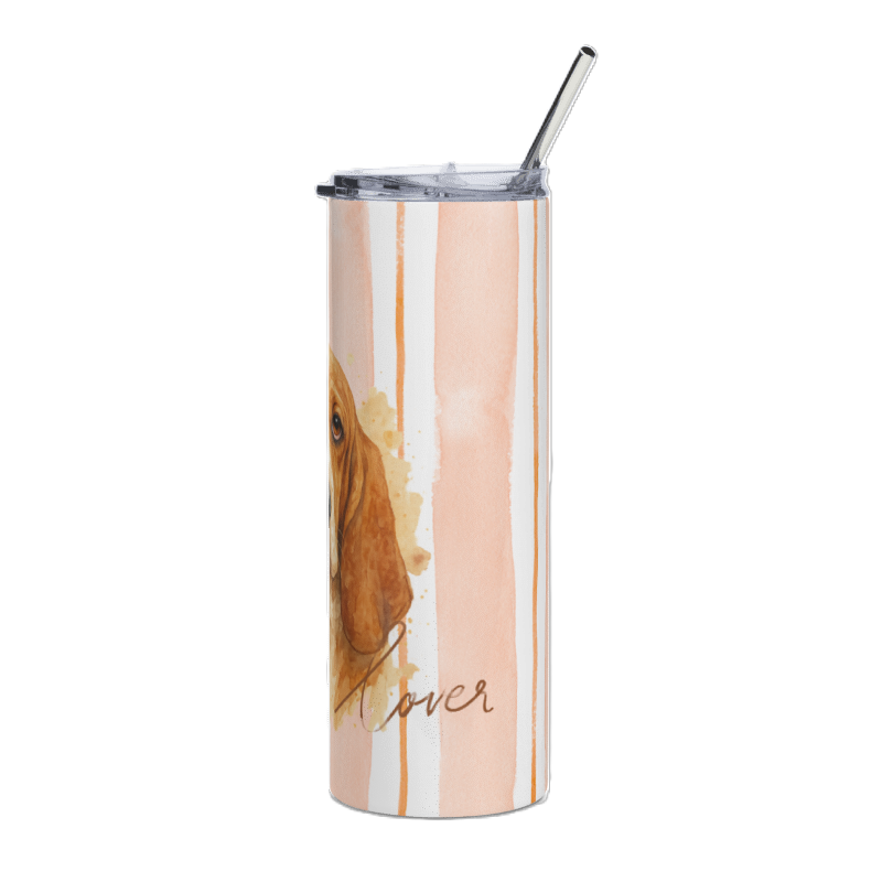 Basset Hound 20 oz Tumbler- Gifts for a dog lover- hot and cold
