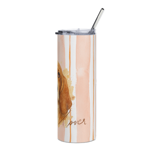 Basset Hound 20 oz Tumbler- Gifts for a dog lover- hot and cold