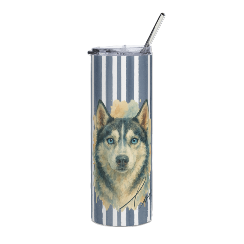 Husky Dog 20 oz Tumbler- Gifts for a dog lover- hot and cold