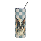 Boston Terrier Dog 20 oz Tumbler- Gifts for a dog lover- hot and cold