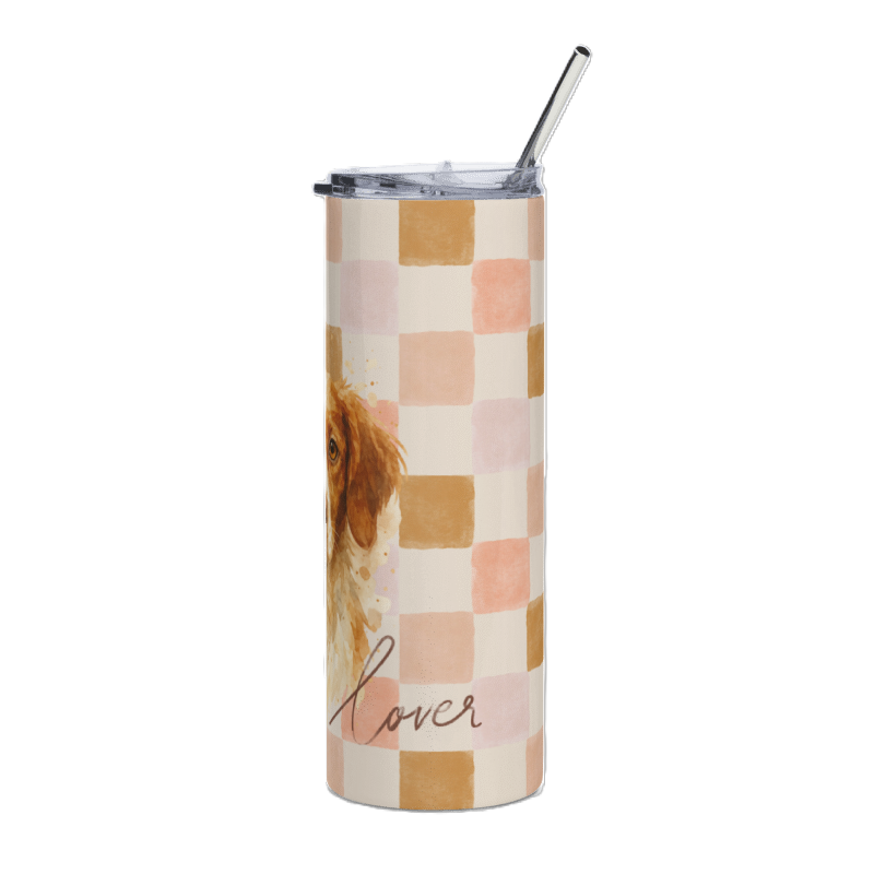 Brittany Spaniel Dog 20 oz Tumbler- Gifts for a dog lover- hot and cold