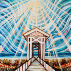 Carillon Beach Pavilion | Carillon Wedding Pavilion Art Print | Florida Destination Wedding Art | Beach Art