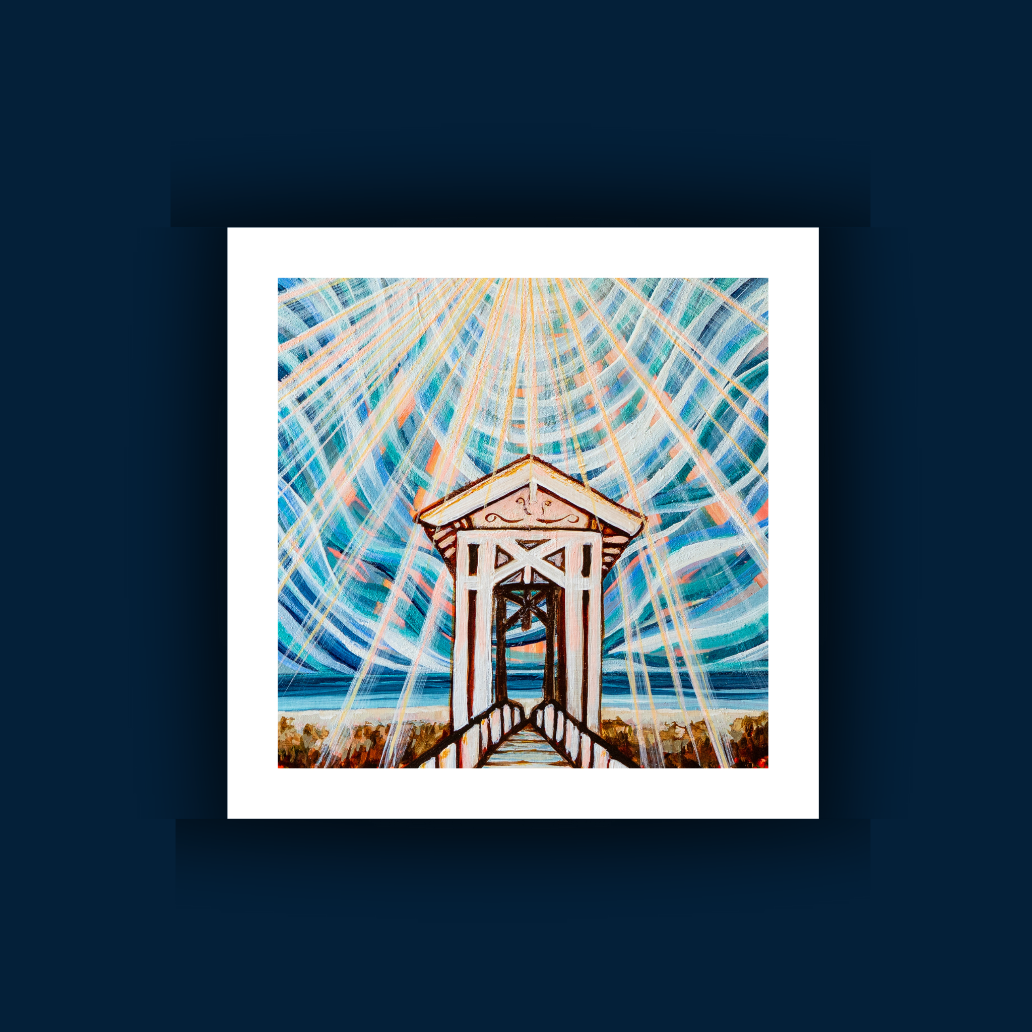 Carillon Beach Pavilion | Carillon Wedding Pavilion Art Print | Florida Destination Wedding Art | Beach Art