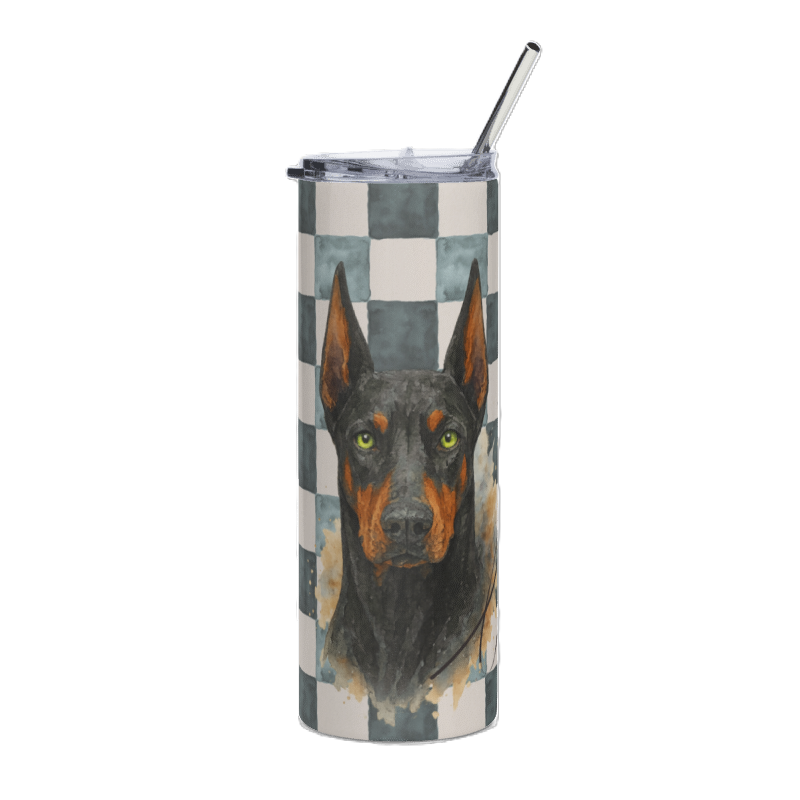 Doberman Pincher Lover 20 oz Tumbler- Gifts for a dog lover- hot and cold