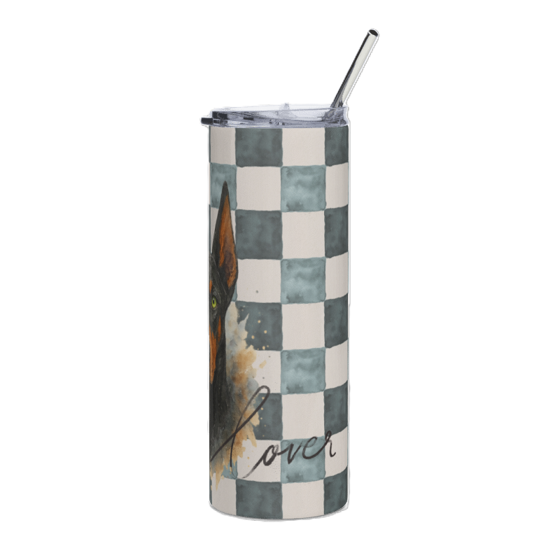 Doberman Pincher Lover 20 oz Tumbler- Gifts for a dog lover- hot and cold