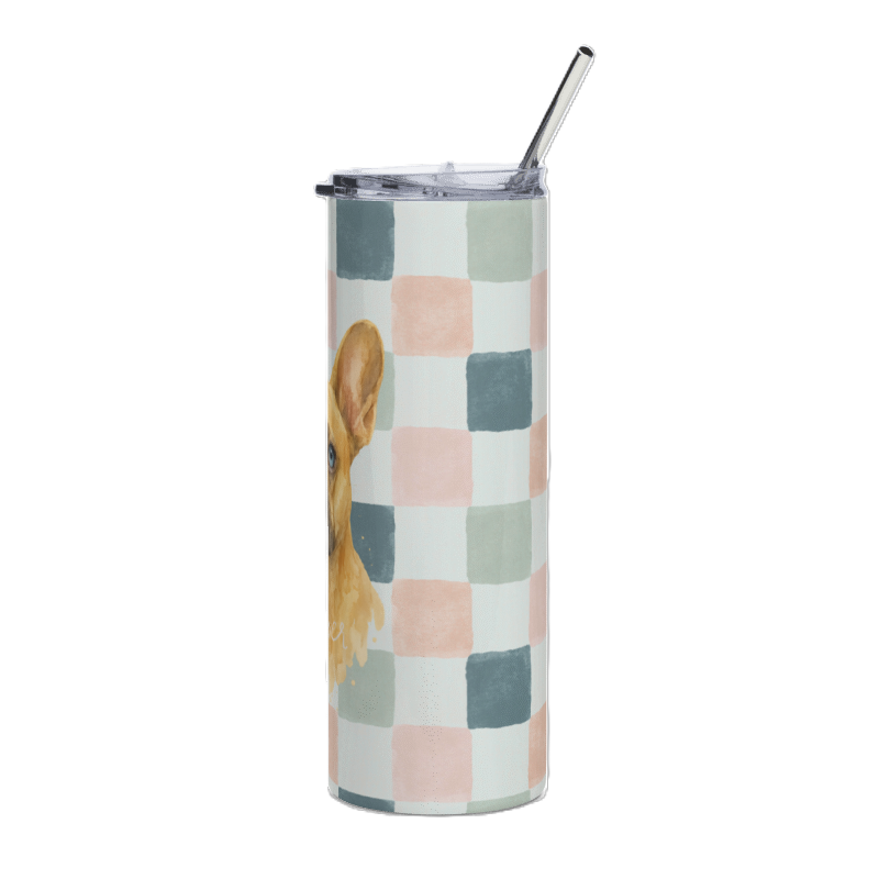 French Bulldog Lover 20 oz Tumbler- Gifts for a dog lover- hot and cold