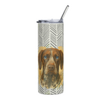 German Shorthaired Pointer Lover 20 oz Tumbler- Gifts for a dog lover- hot and cold