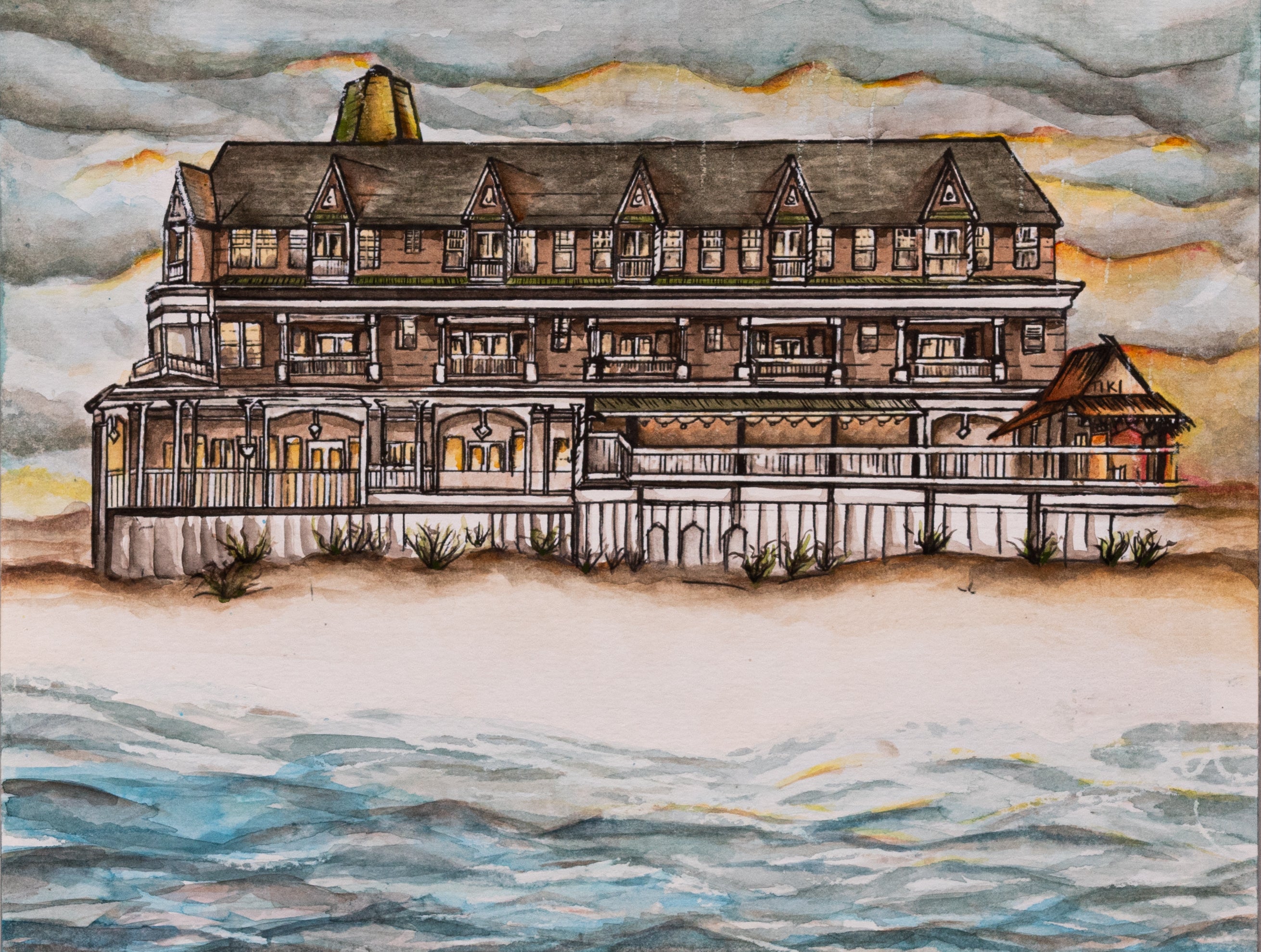 Henderson Park Inn | Destination Beach WEdding Art | Henderson Beach State Park | Beach Art Painting