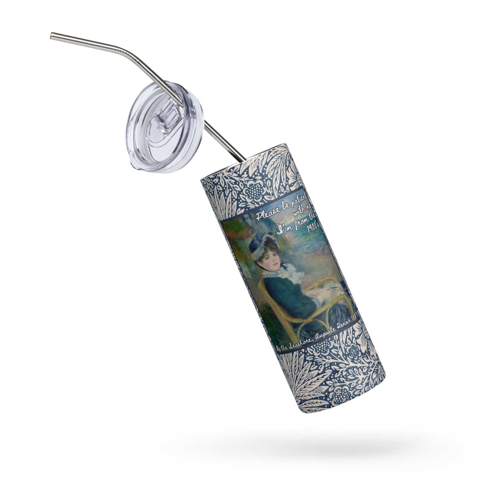 Be Patient With Me, I'm From the 1900's |Renoir Art |  20oz. Motivational Tumbler