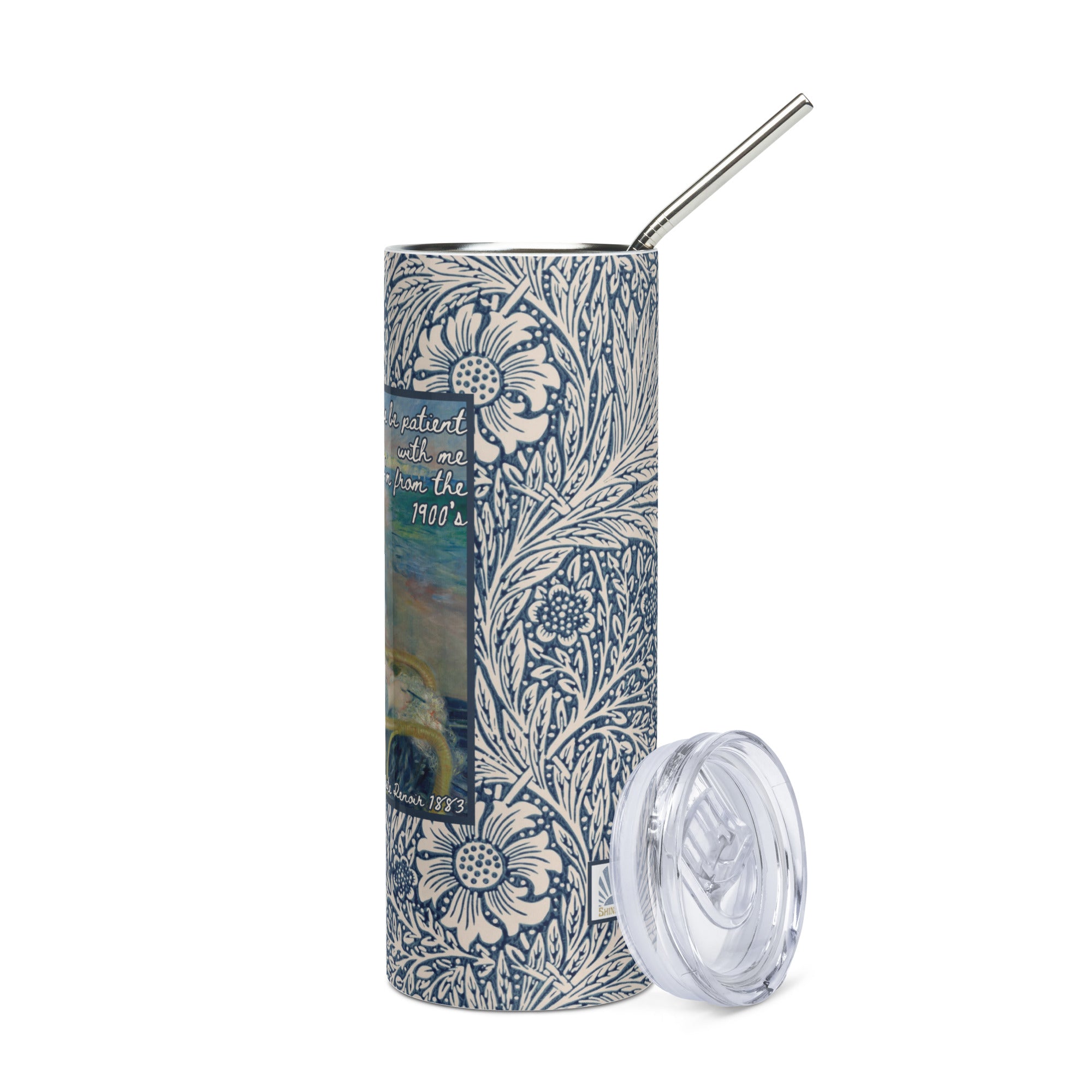 Be Patient With Me, I'm From the 1900's |Renoir Art |  20oz. Motivational Tumbler